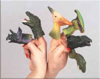 Dinosaurs Rock Party Supply Finger Puppet Dinosaurs Rock Party Supply Finger Puppet