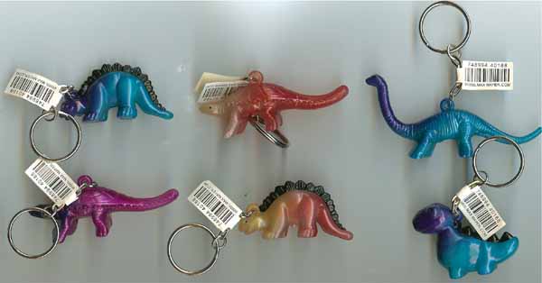 Dinosaurs Rock Party Supply KeyChain Dinosaurs Rock Party Supply KeyChain